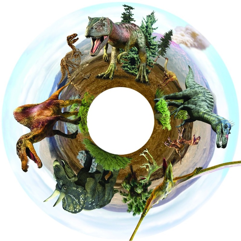 6 Inch Projector Wheel  Dinosaurs Scene