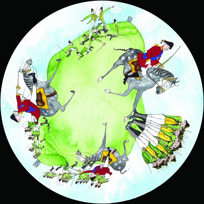 6 Inch Projector Wheel  Grand Old Duke of York Scene