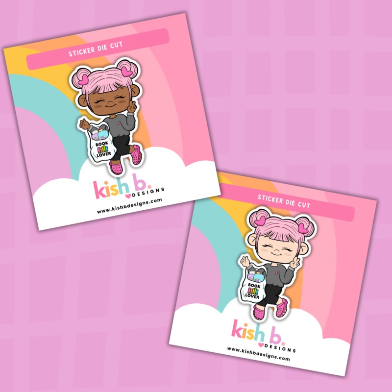 Book Lover | Sticker Die Cut (ONLINE ORDER ONLY)
