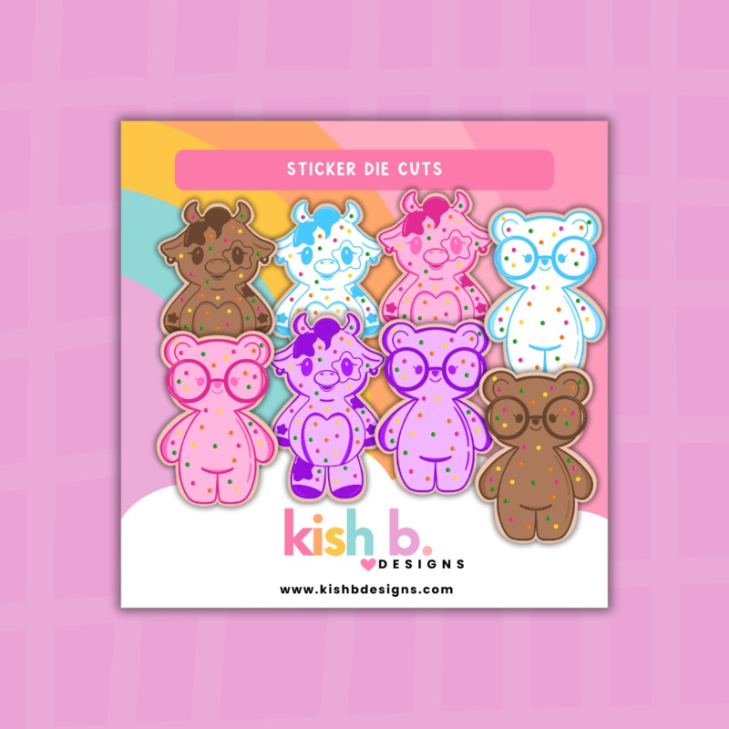 Frosted Yummy Cookies | Sticker Die Cuts (ONLINE ORDER ONLY)
