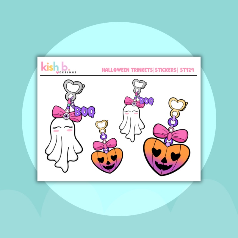 Halloween Trinket Charms | Decorative Stickers (ONLINE ORDER ONLY)