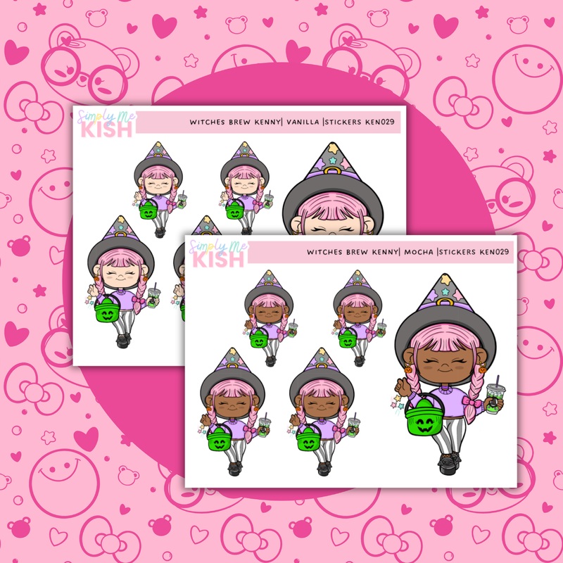Witches Brew | Kenny Character|  Decorative Stickers (ONLINE ORDER ONLY)