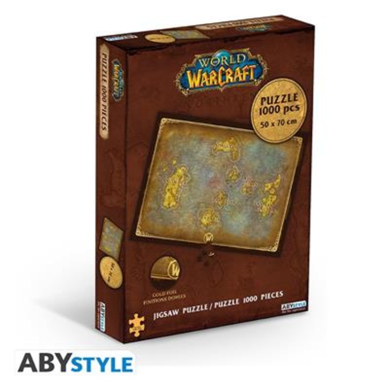 World of Warcraft Jigsaw Puzzle Azeroth’s Map