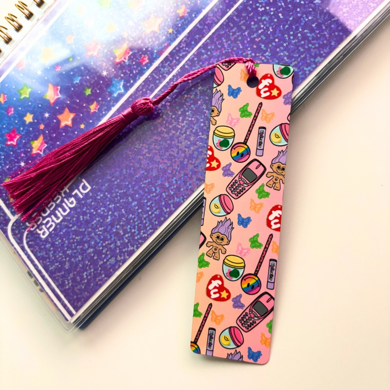 Y2K Vibes | Metal Bookmark (ONLINE ORDER ONLY)