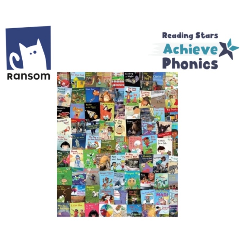 Complete Reading Stars Achieve Phonics Pack (Phases 2 to 5)  98 Titles