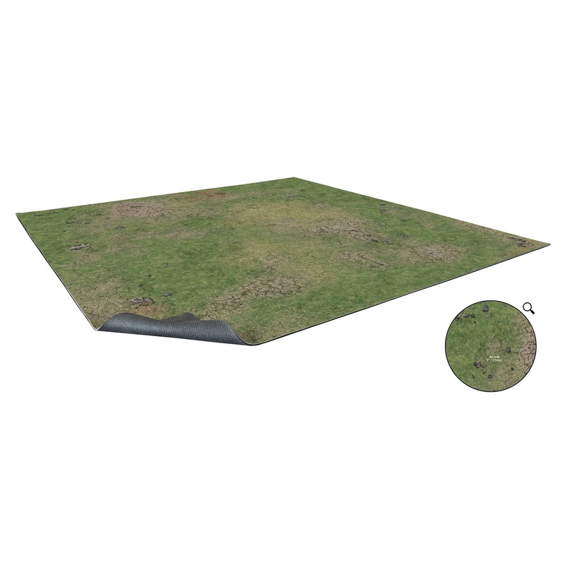 Grassy Fields Gaming Mat 3×3 – Grid