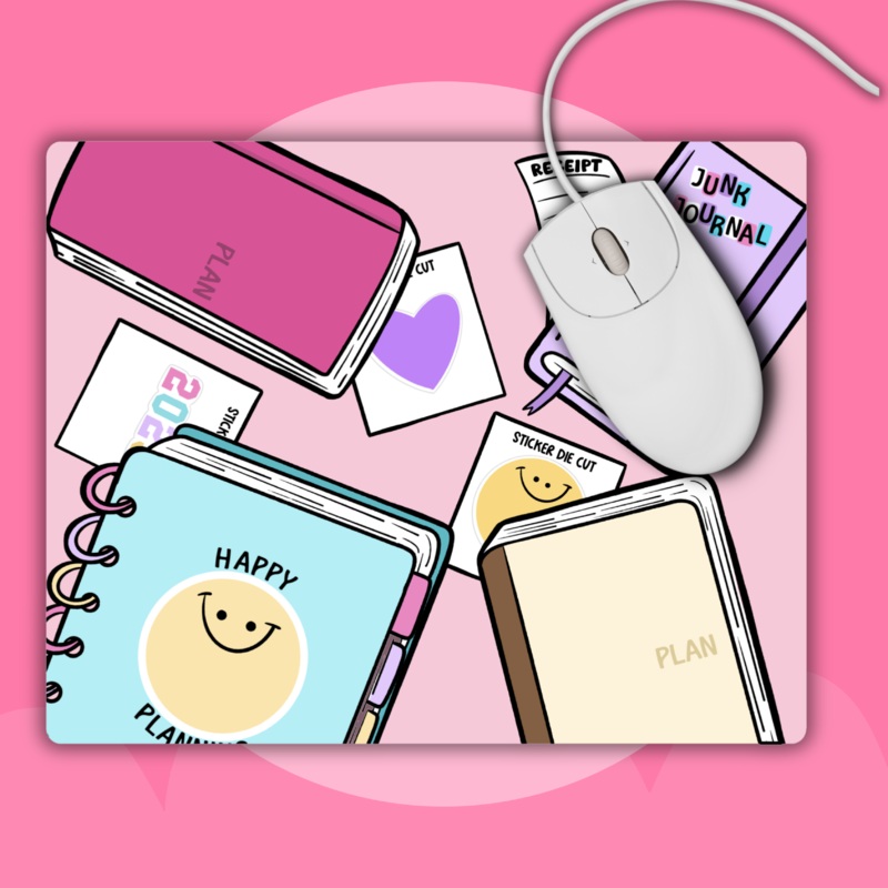 I Love Planners | Mouse Pad (ONLINE ORDER ONLY)