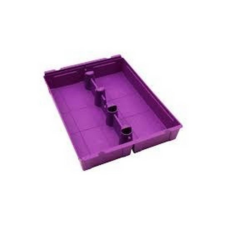 Large SortED insert plum purple antimicrobial pack of 10