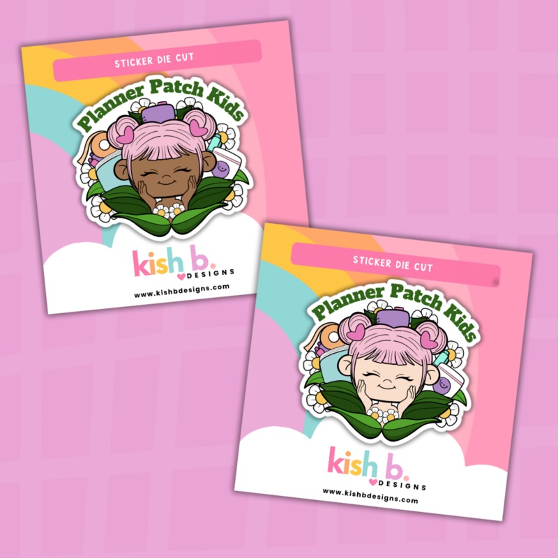Planner Patch Kids | Sticker Die Cut (ONLINE ORDER ONLY)