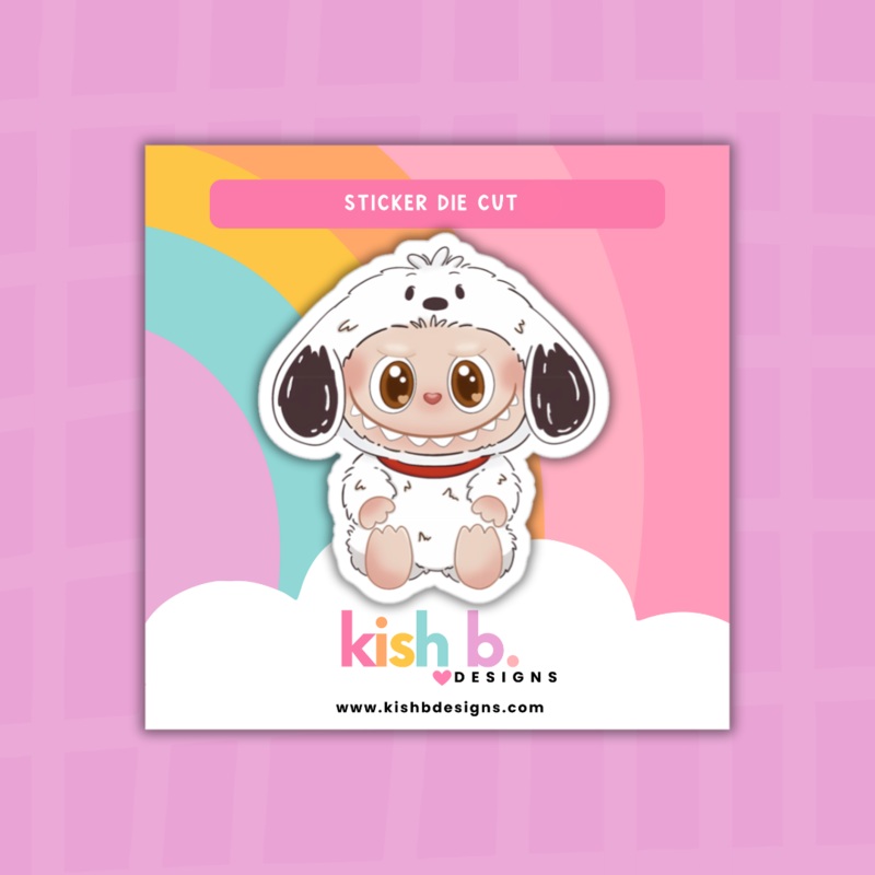 Snoopy-Monster| Sticker Die Cut (ONLINE ORDER ONLY)