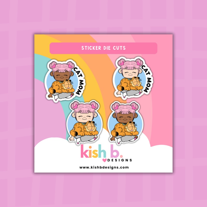 Cat Mom |Sticker Die Cut (ONLINE ORDER ONLY)