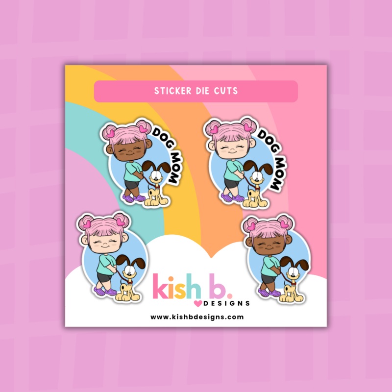 Dog Mom |Sticker Die Cut (ONLINE ORDER ONLY)