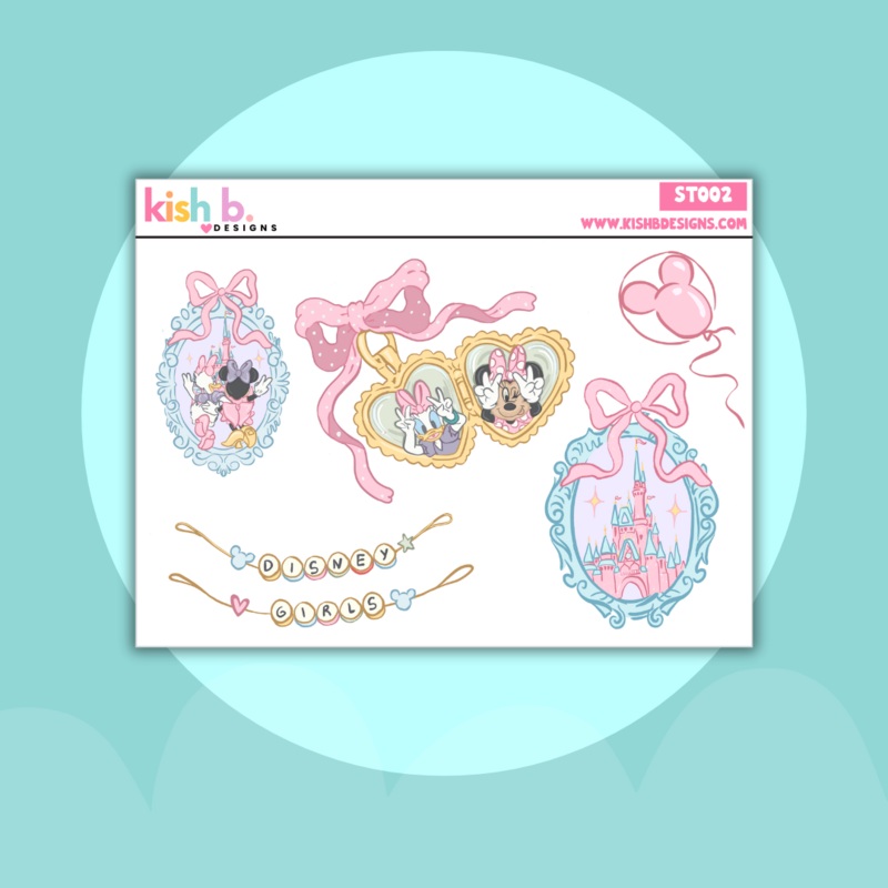 Girls Just Want To Have Fun | Decorative Stickers (ONLINE ORDER ONLY)