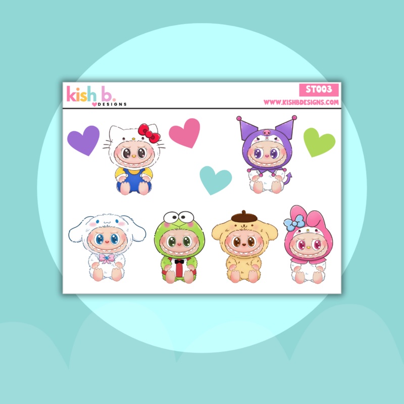 Hello Monsters | Decorative Stickers (ONLINE ORDER ONLY)