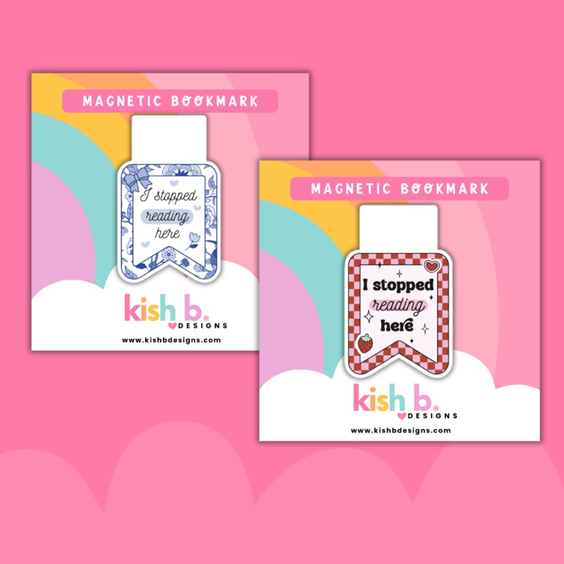 I Stopped Reading Here| Magnetic Bookmark (ONLINE ORDER ONLY)