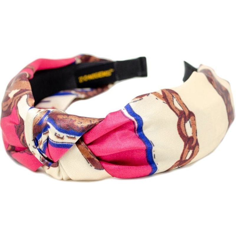 Silk Knot Headband – Pink
