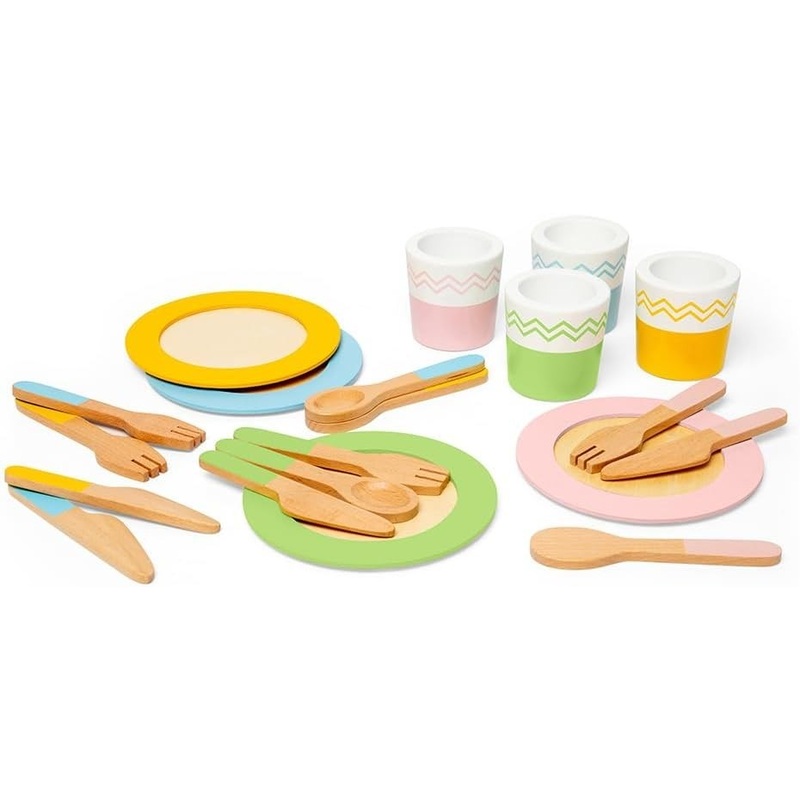 Bigjigs Toys Dinner Service Set  20 Pieces