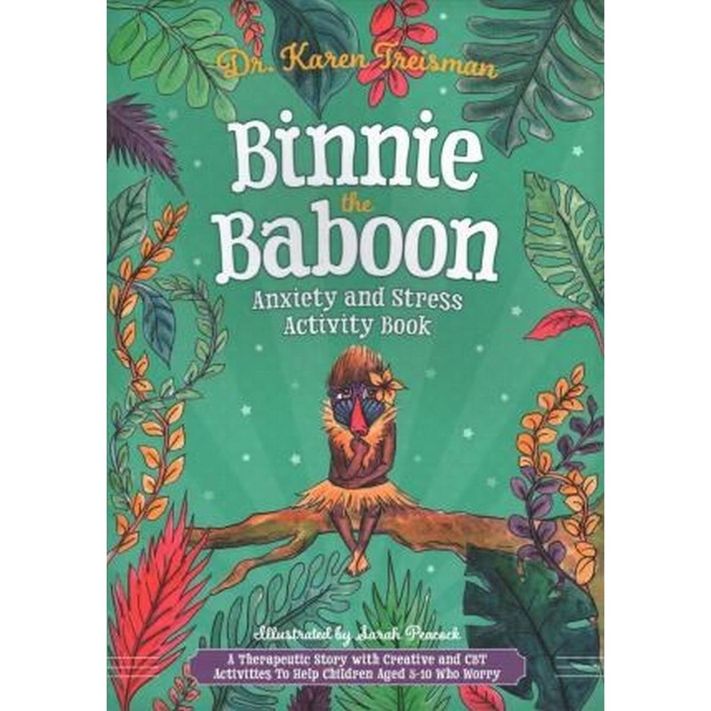 Binnie the Baboon Anxiety and Stress Activity Book