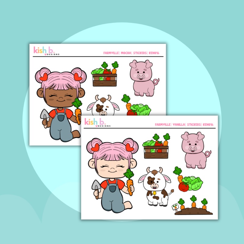Farmville | Decorative Stickers (ONLINE ORDER ONLY)