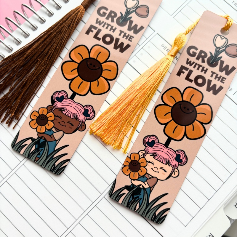 Grow with the Flow  | Metal |  Standard Bookmark (ONLINE ORDER ONLY)