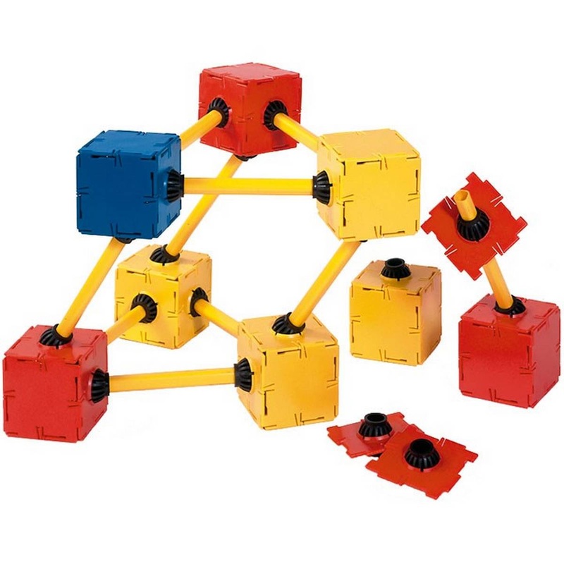 Polydron 20 Squares with Gimbals and 10 Struts