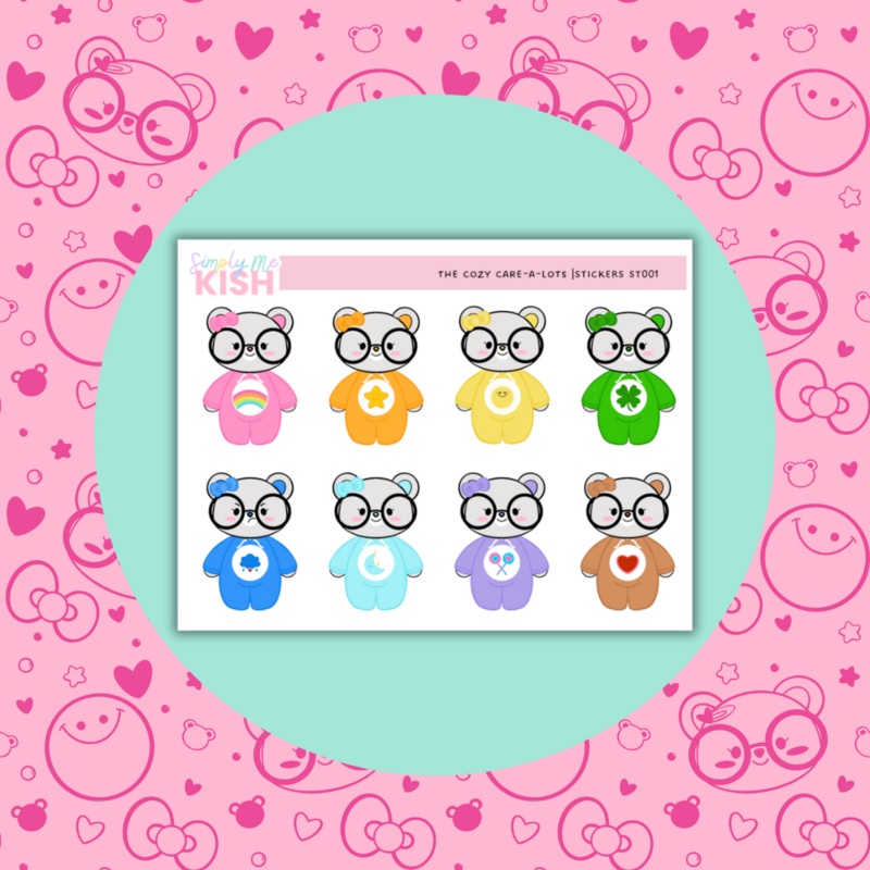 The Cozy Care-a-lots | Decorative Stickers (ONLINE ORDER ONLY)