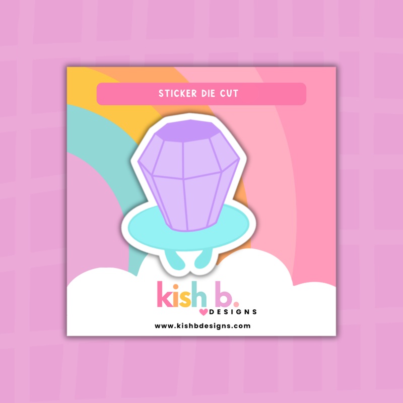 Candy Ring| Sticker Die Cut (ONLINE ORDER ONLY)