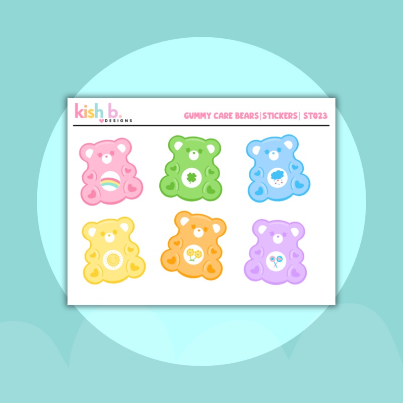 Gummy Bear | Decorative Stickers (ONLINE ORDER ONLY)