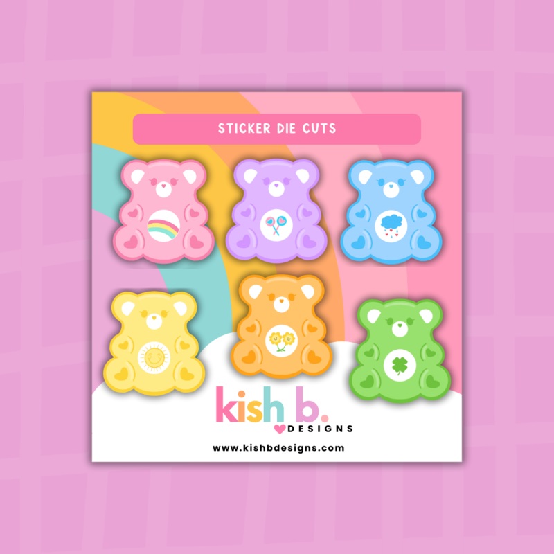 Gummy Bear| Sticker Die Cuts (ONLINE ORDER ONLY)