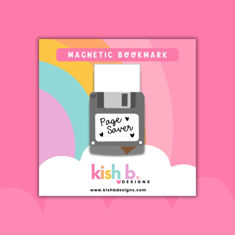 Pager Saver |Floppy Disc| Magnetic Bookmark (ONLINE ORDER ONLY)