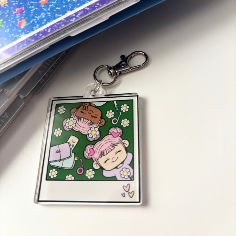 Planner Friend Polaroid Picture|  Acrylic Charm (ONLINE ORDER ONLY)