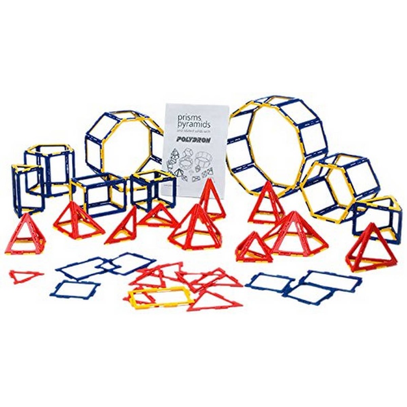 Polydron Frameworks Prism and Pyramid Set