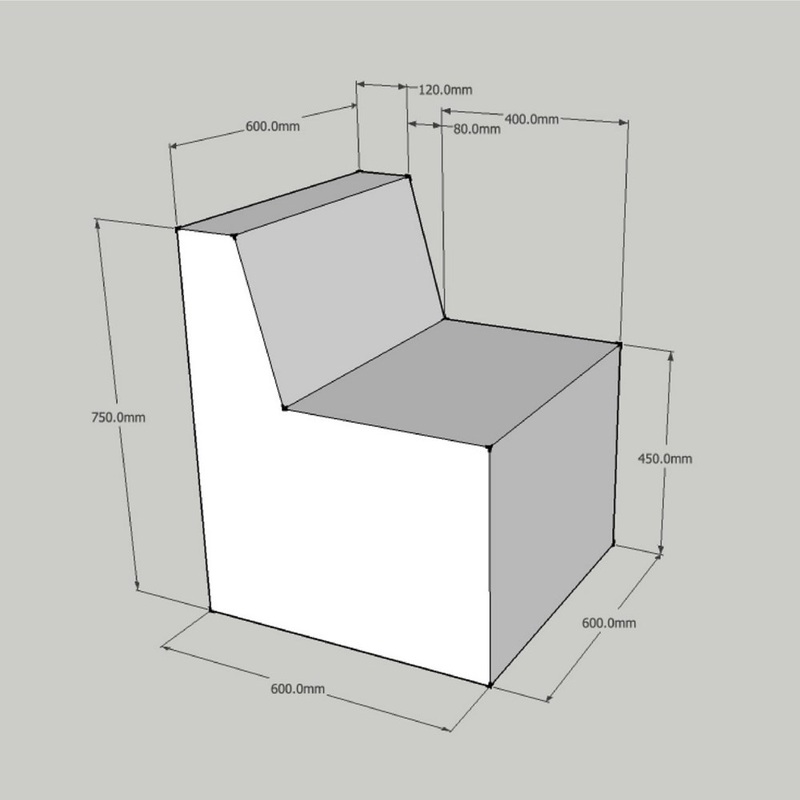 Softplay Bench Seat (per cm)