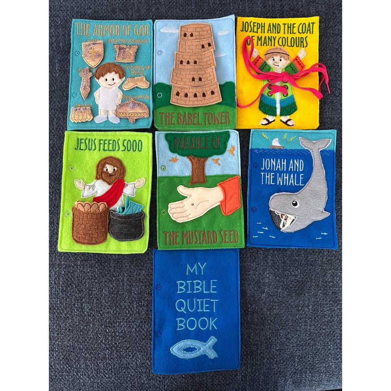 Children’s Bible Quiet Book, Interactive Christian Learning Toy,
Baptism Birthday Christmas Gift (ONLINE ORDER ONLY)