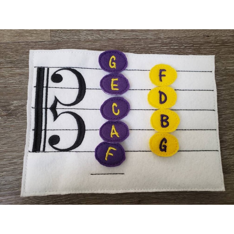 Learn How To Read Music – Quiet game board – music teacher tool- Felt Music Game – Movable Music Notes – alto clef – Music Scale (ONLINE ORDER ONLY)