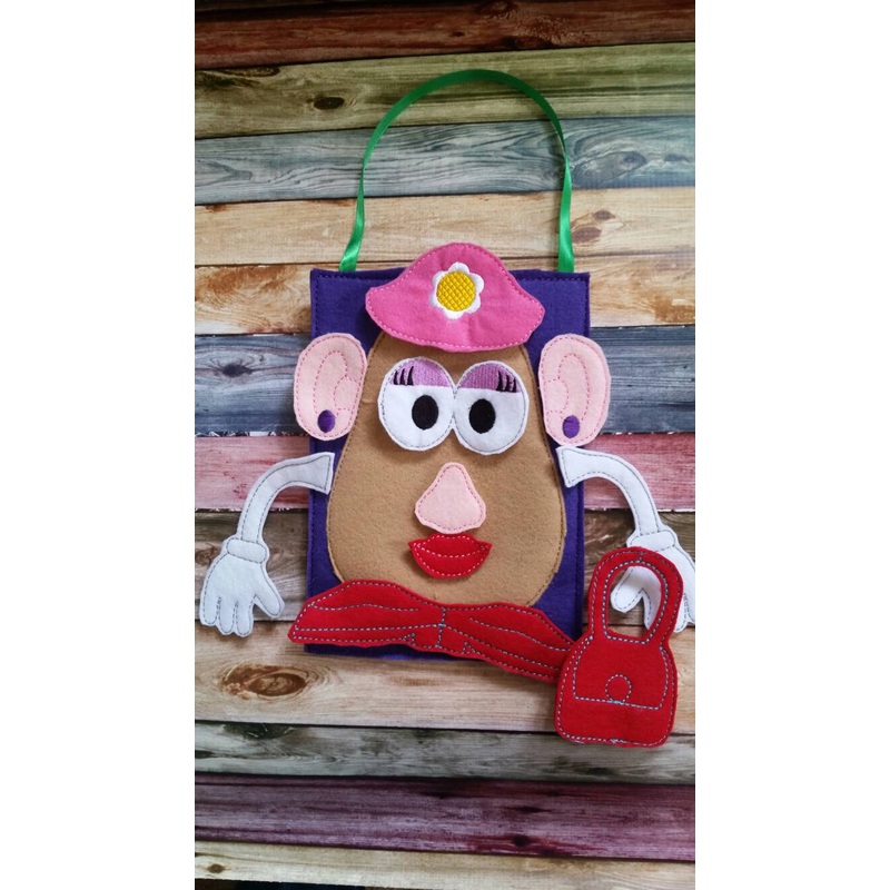 Build Your Own Spud – toddler Quiet Activity Bag – quiet book page – activity bag – busy bag – toddler learning – preschool gift idea (ONLINE ORDER ONLY)