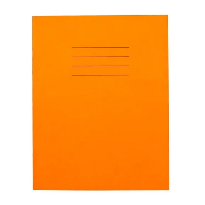Everyday 9 x 7 Exercise Book 80 Page, 5mm Squared, Orange  Pack of 100