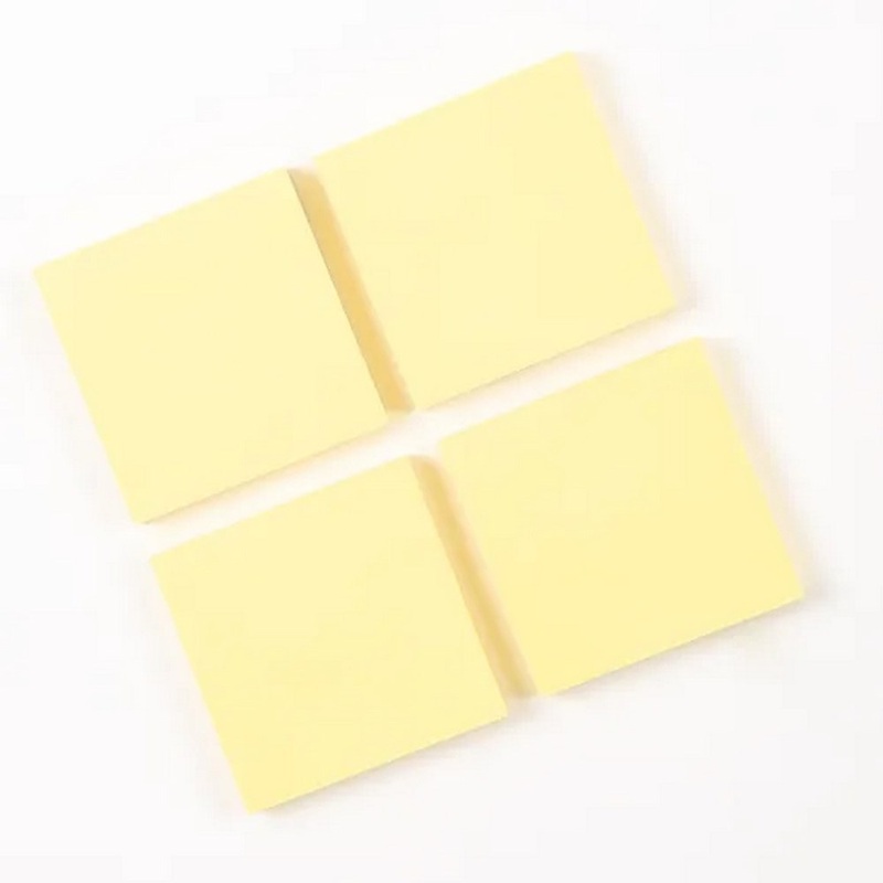 Everyday Sticky Notes 75x75mm Yellow  Pack of 12