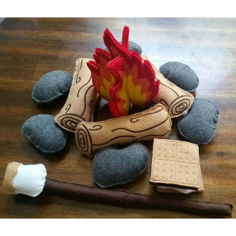 Felt Campfire Play Set, Kids Pretend Play Toy, Unique Birthday Gift
for Children (ONLINE ORDER ONLY)
