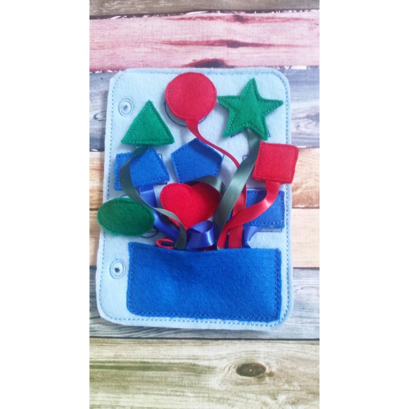 Toddler quiet book- quiet book pages – shapes –  matching game – learn shapes – Build your own quiet book – busy book – activ (ONLINE ORDER ONLY)