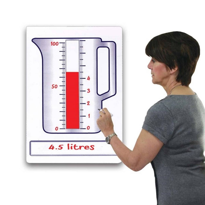 Dry Erase  Teachers A3 Measures Board