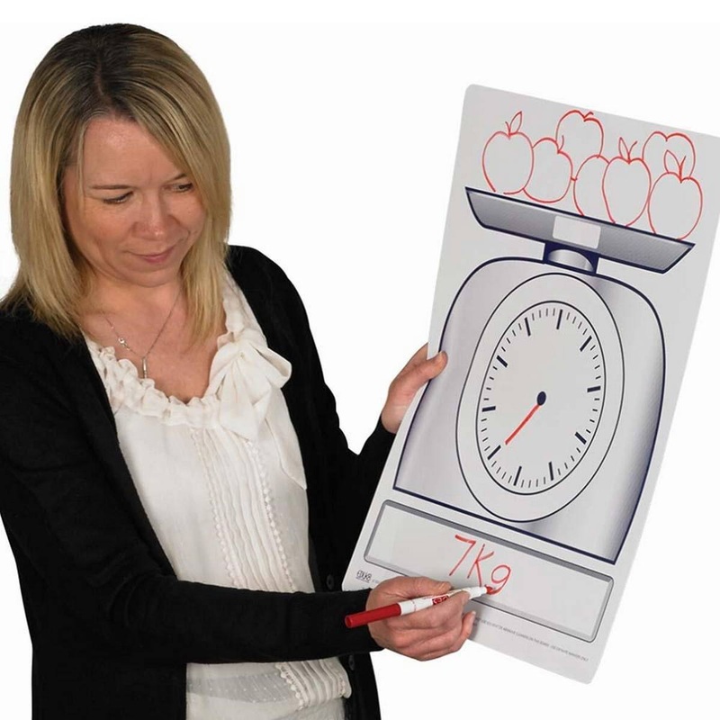 Dry Erase  Teachers A3 Weights Board