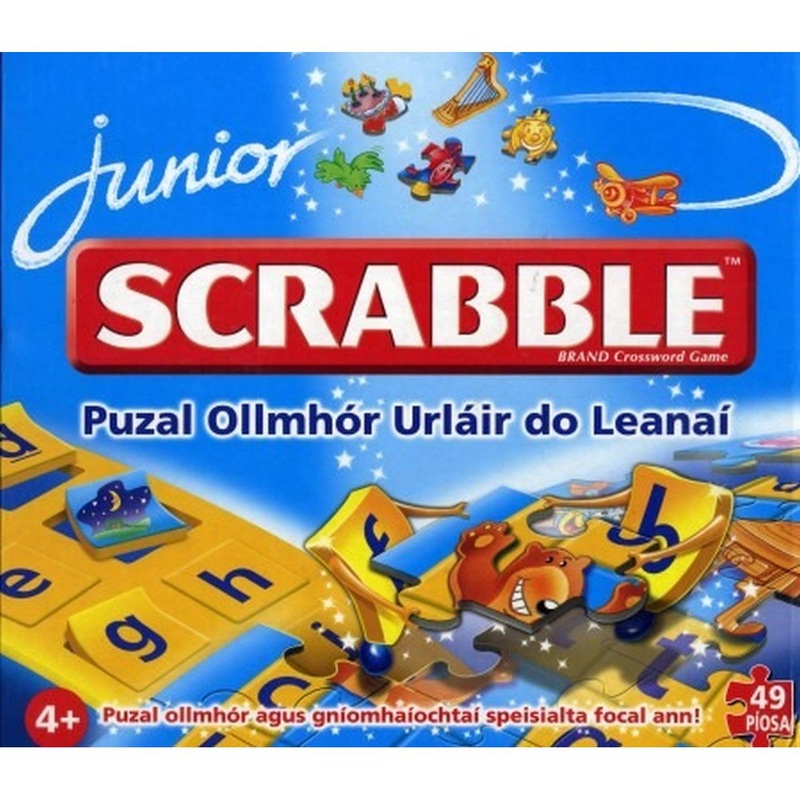Junior Scrabble as Gaeilge