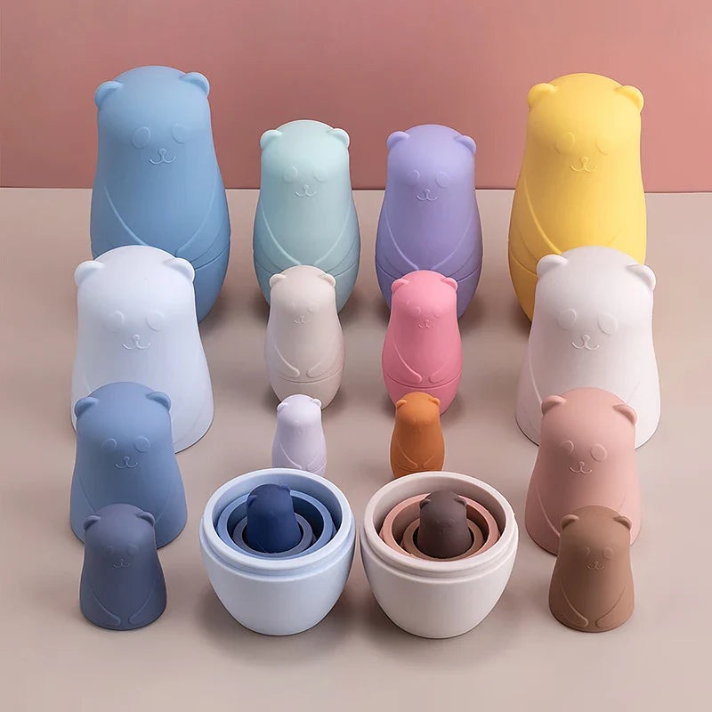 Silicone Stacking and Nesting Bears (ONLINE ORDER ONLY)