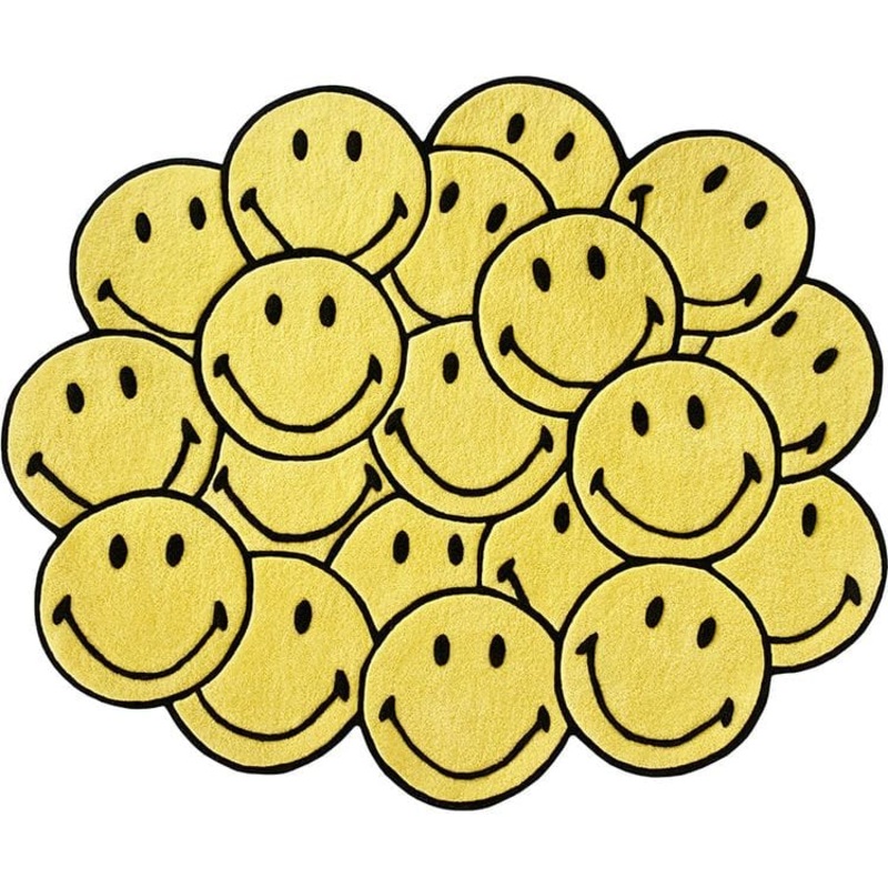 Smiley Bunch Rug – Yellow