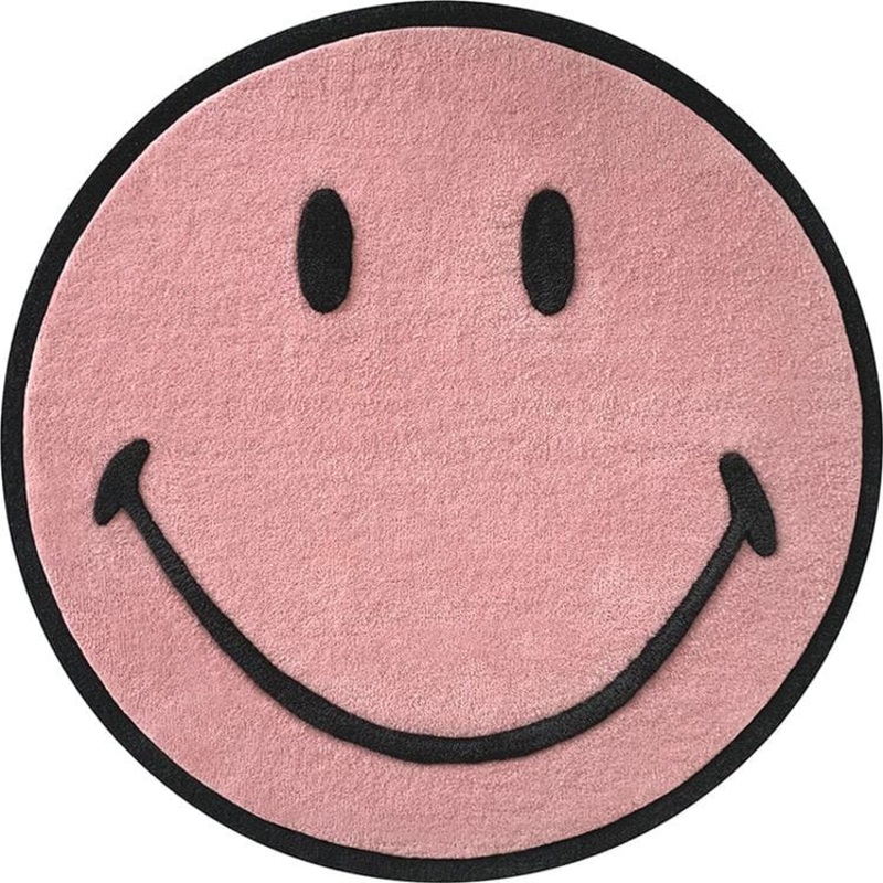 Smiley Rug – Pink- Small