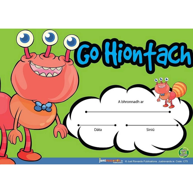 Go Hiontach Certificates