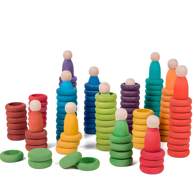 Rainbow Rings, Coins and Nins Pretend Play Toys (ONLINE ORDER ONLY)