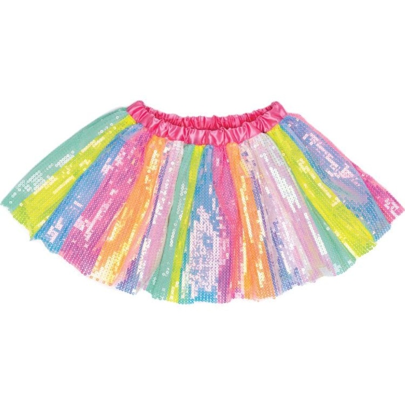 Stripy Sequins Skirt – Size 4-6 Years