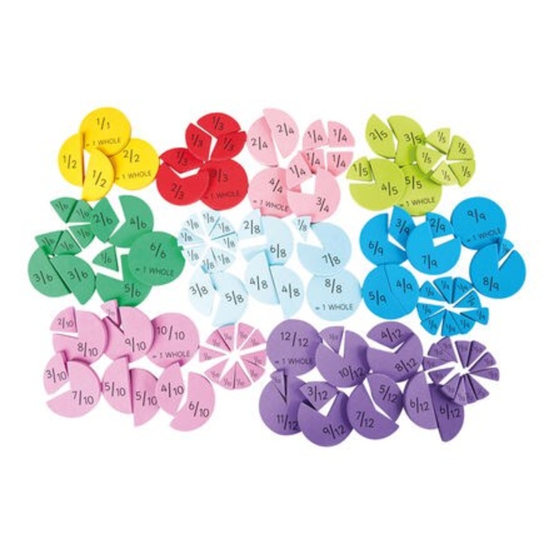 TTS Foam Magnetic Fraction Action Resource 123pcs